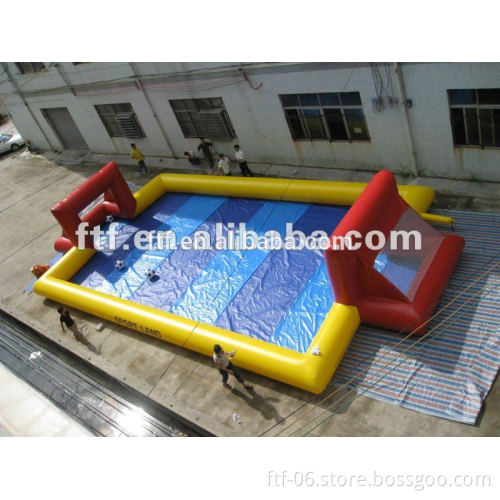 Custom inflatable football field/ inflatable sport land